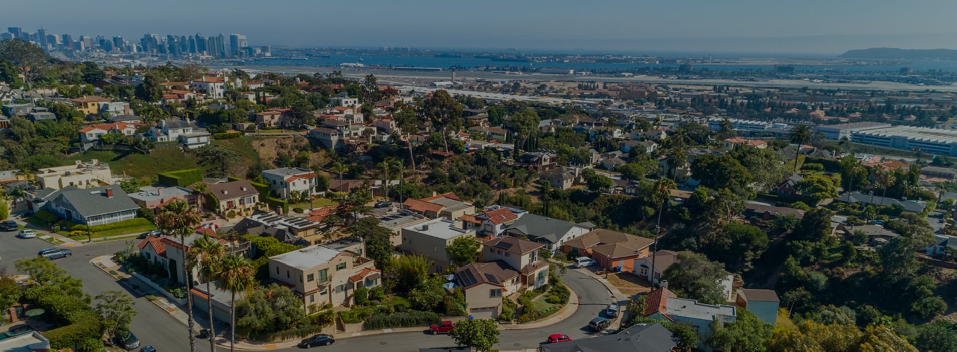 Aerial view of Mission Hills. Discover homes for sale opportunities in Mission Hills with the best real estate agents in San Diego