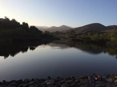 San Marcos discovery lake in California