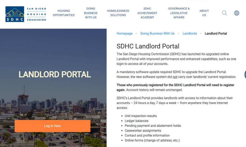 How to Use the San Diego Portal