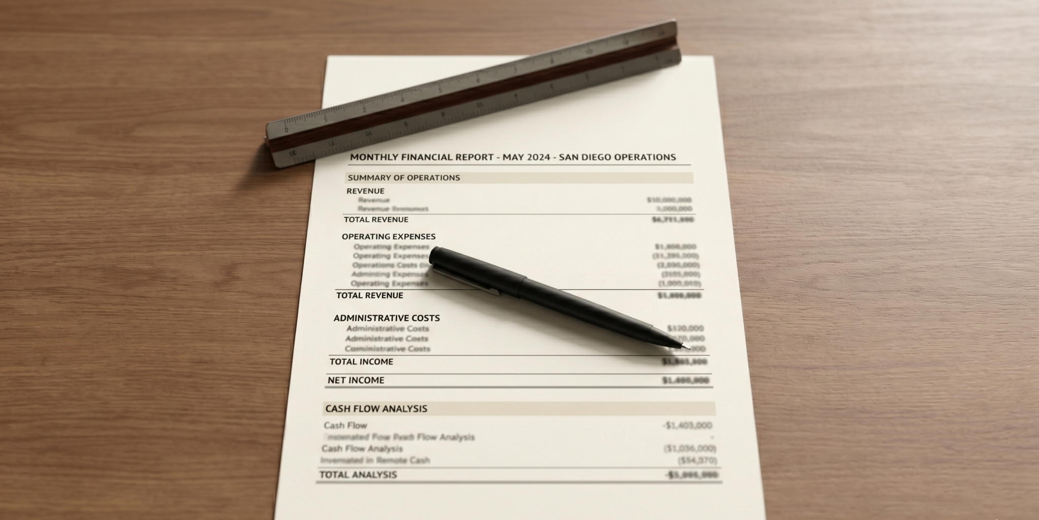 The four pillars of a professional monthly property report