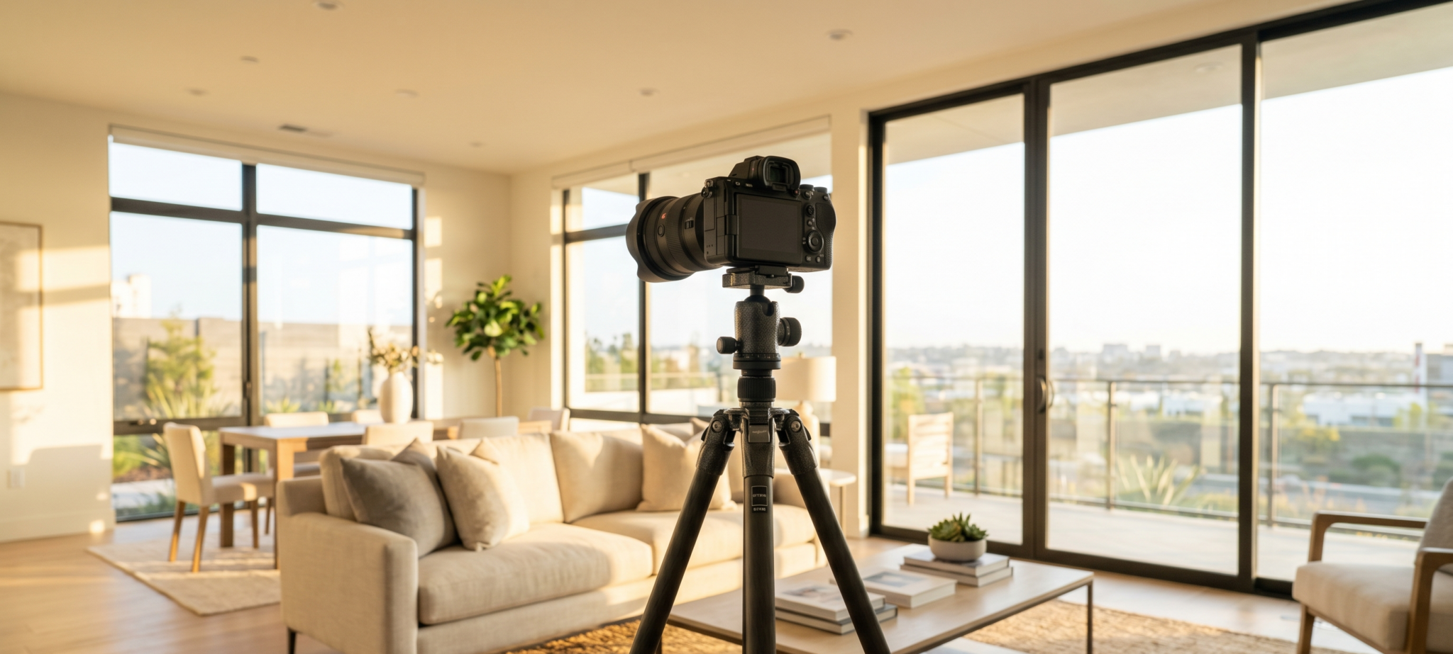 Professional wide-angle photography for San Diego rental listings
