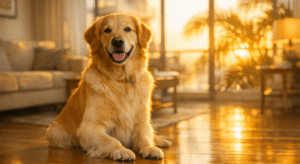 Property manager reviewing pet application documents