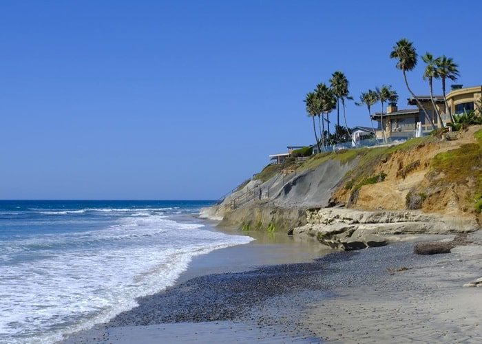 View of Carlsbad coastline. Discover homes for sale in Carlsbad
