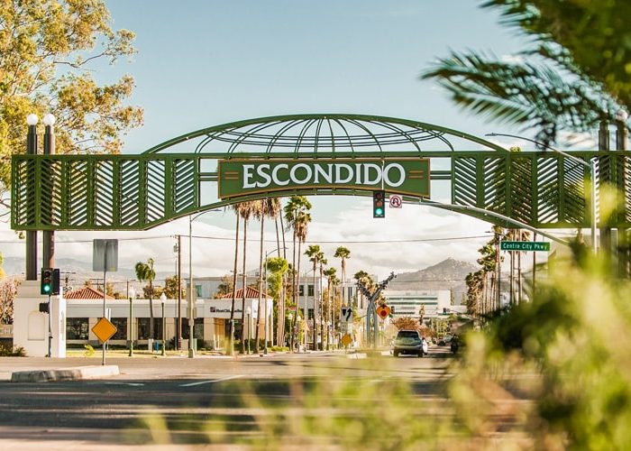 Escondido Grand Avenue Sign. Discover homes for sale opportunities in Escondido San Diego County
